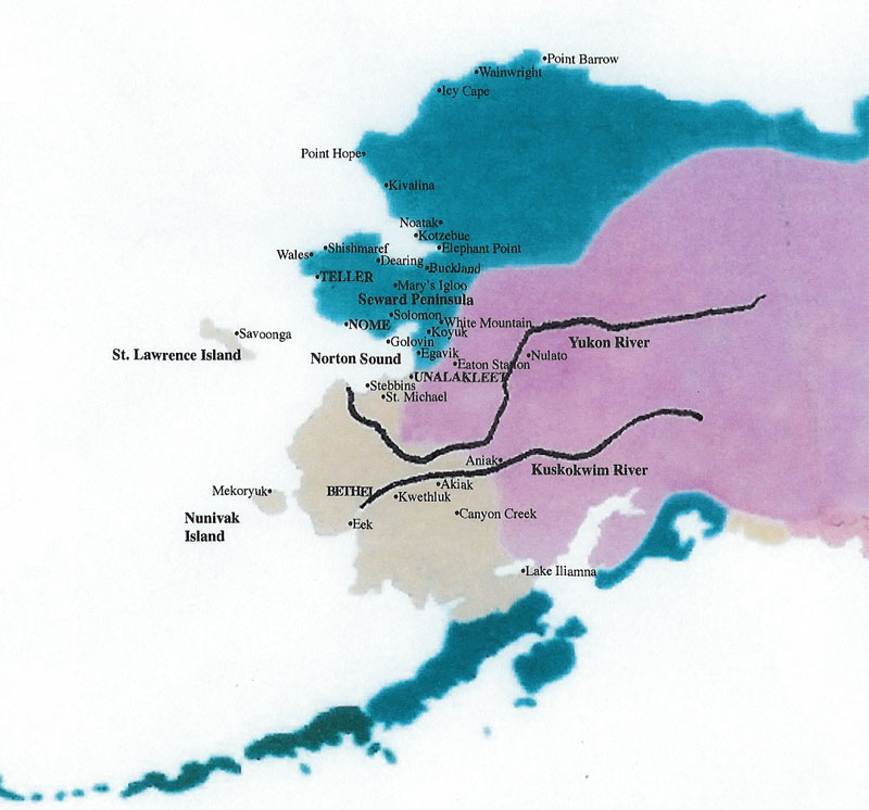 Map of Alaska Stations